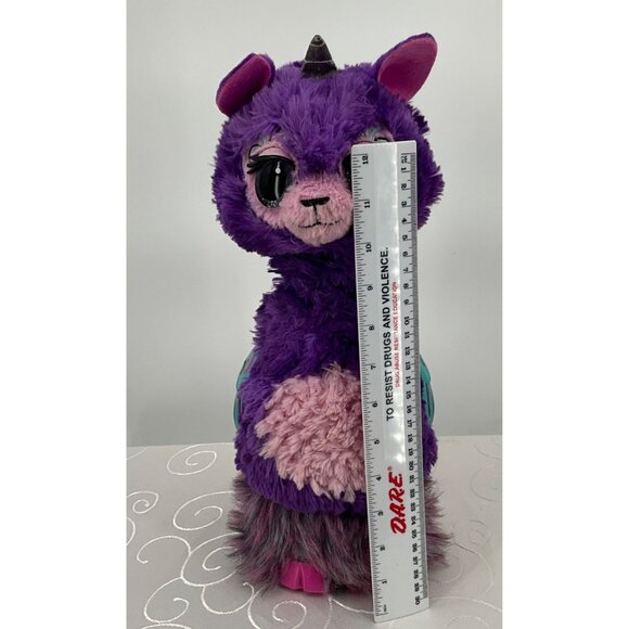 Hatchimals Llamacorn Purple Plush Interactive Toy Nec Extend Light-Up Features 1 - Picture 5 of 8